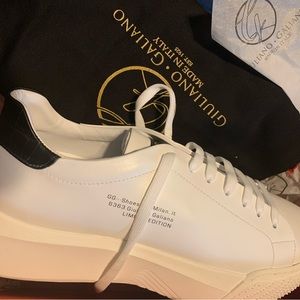 Brand new Giuliano Galiano Made in Italy limited edition low top sneakers
